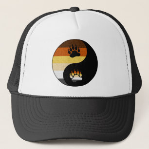 Bear Yin and Yang Trucker Hat
