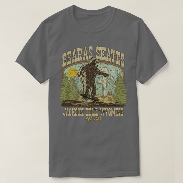 Bearas Skates 1983 T-Shirt (Design Front)