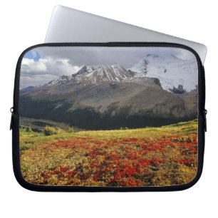Bearberry in early autumn Athabasca Peak in the Laptop Sleeve