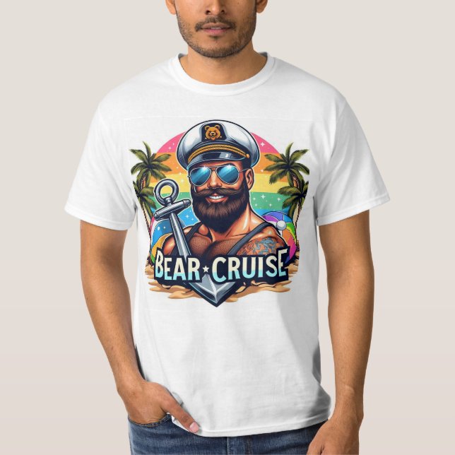 BearCruise Sailor Tshirt White (Front)