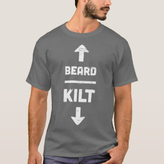 Beard amp Kilt Scottish Design T-Shirt