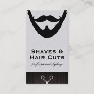 Beard and Moustache Shave and Cuts Appointment Card