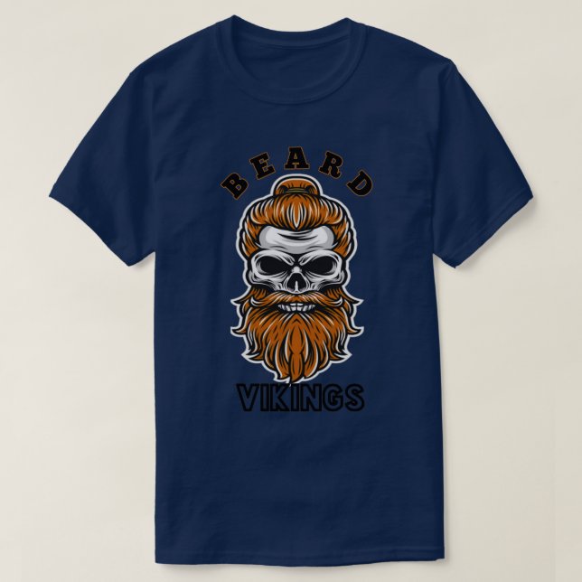 Beard and moustache T-Shirt (Design Front)