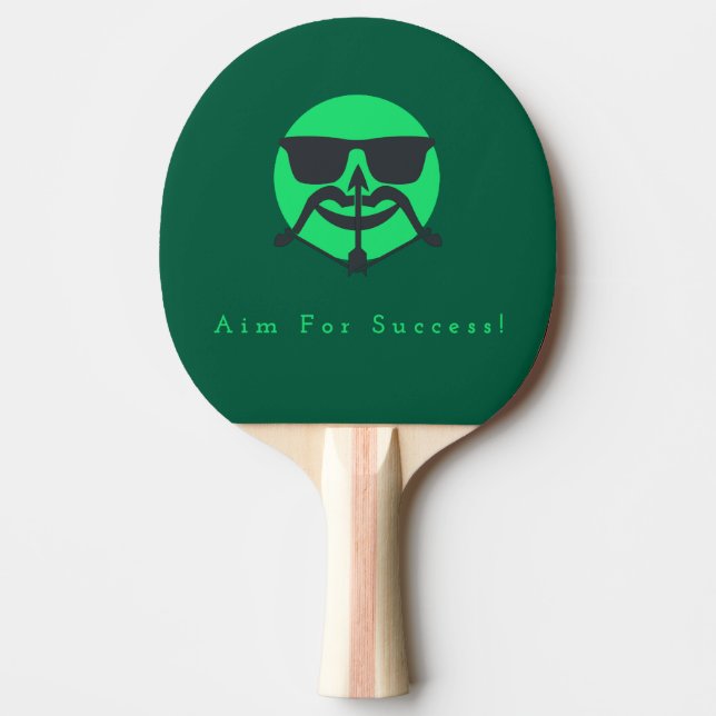 Beard & Arrow Ping Pong Paddle v2 (Front)
