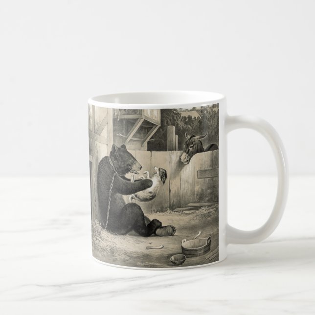 Beard - Bear, Dog and Donkey Coffee Mug (Right)