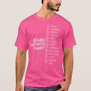 Beard Beard Growth Chart T-Shirt