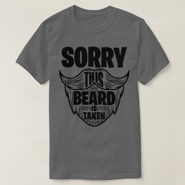 Beard bearded bearded bearer hipster 3 T-Shirt (Design Front)