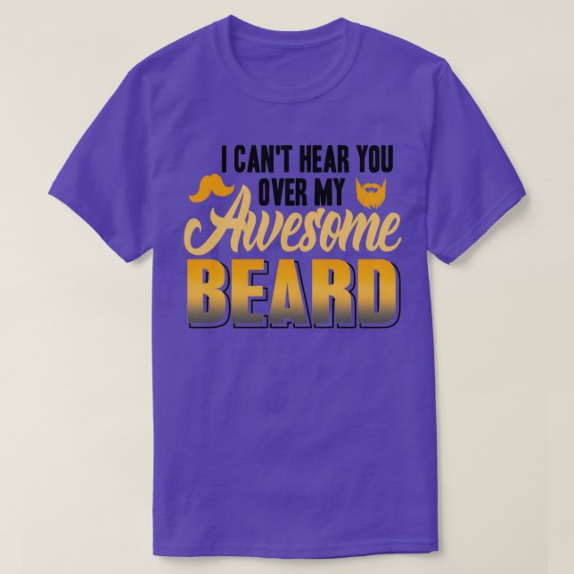 Beard bearded full beard beard beard gift 5 T-Shirt (Design Front)