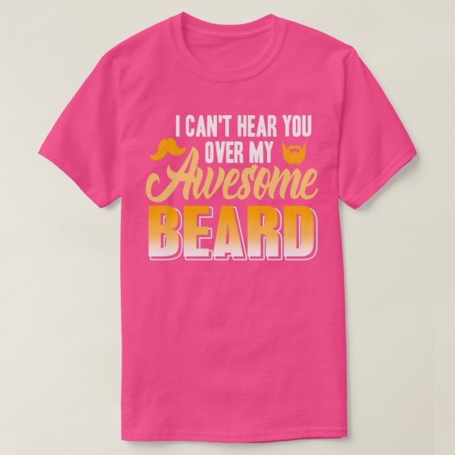 Beard bearded full beard beard beard gift 7 T-Shirt (Design Front)