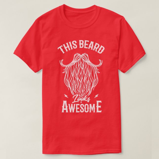 Beard Bearded Men Beards Gift 20 T-Shirt (Design Front)