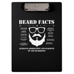 Beard Facts Clipboard
