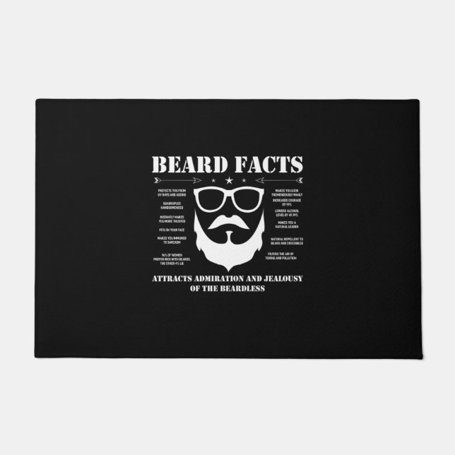 Beard Facts Doormat (Front)