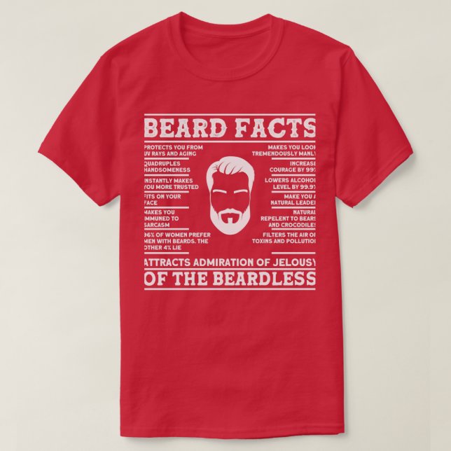 Beard Facts T-Shirt (Design Front)