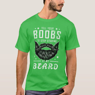 beard funny saying bearded dirty gift idea vintage T-Shirt