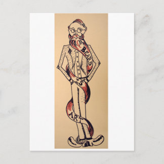 Beard is Art Postcard