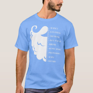 Beard length grow and growth chart index funny gif T-Shirt