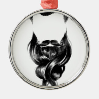 Beard Love Metal Tree Decoration