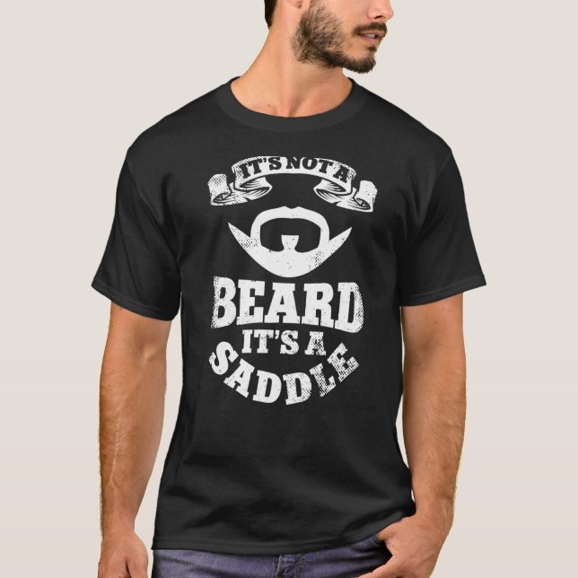Beard Lover Bearded Man It's Not A Beard It's A Sa T-Shirt (Front)