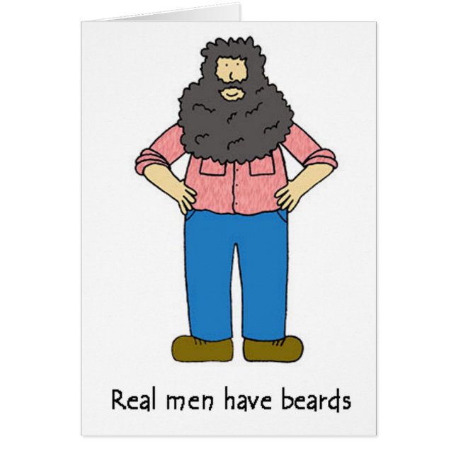 Beard Lover  Cartoon Humour (Front)