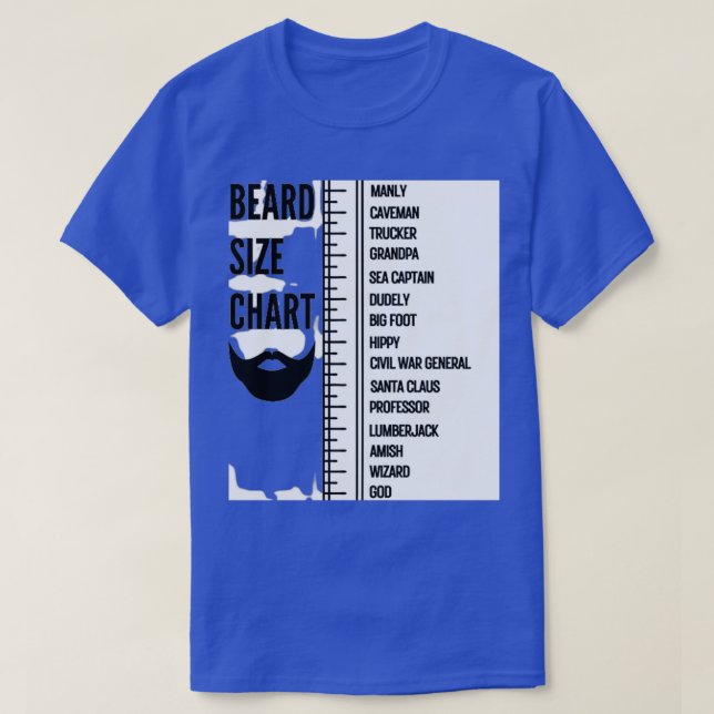 Beard Measuring 7 T-Shirt (Design Front)
