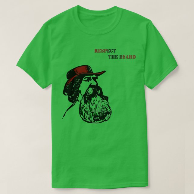 Beard Respect T-Shirt (Design Front)