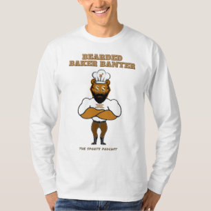 Bearded Baker Banter podcast logo Long Sleeve T-Shirt