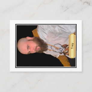 Bearded Baker Banter Trading Cards: Trey Jersey Calling Card