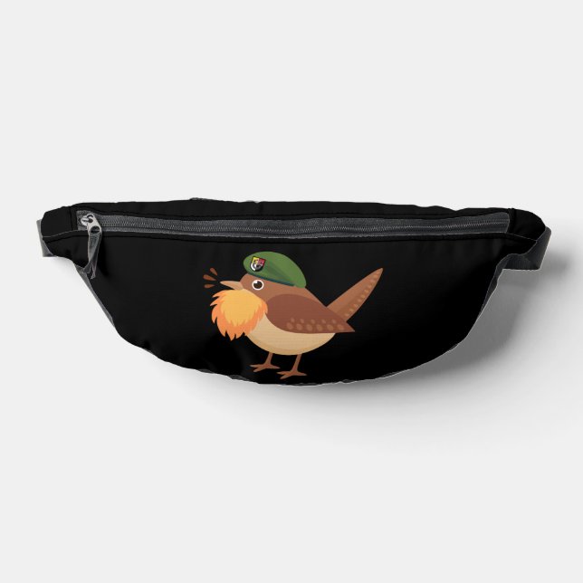 Bearded Birding Gallant Green Beret Bearded Bird Bum Bags (Lay Down)