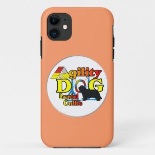 bearded collie agility Case-Mate iPhone case