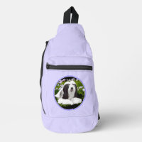 Bearded Collie Beardie Black Painting Cute Dog Art