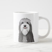 Bearded Collie Cartoon Dog | Cute Pet Lover's