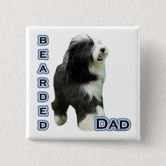 Bearded Collie Dad 4 - Button