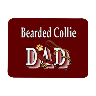 Bearded Collie Dad Magnet