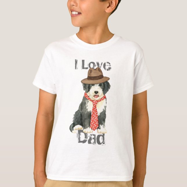 Bearded Collie Dad T-Shirt (Front)