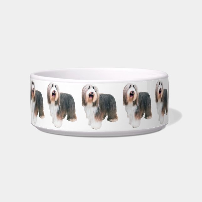 Bearded Collie Dog Bowl (Front)