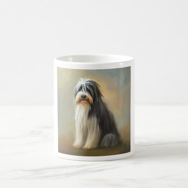 Bearded Collie Dog  Coffee Mug (Center)
