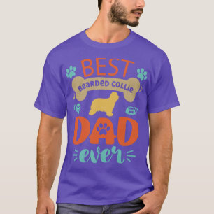 Bearded Collie Dog Dad T-Shirt