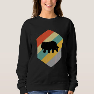 Bearded Collie Dog Vintage Design Sweatshirt
