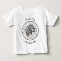 Bearded Collie Drawing - Cute Original Dog Art