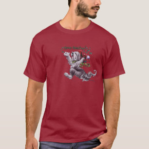 Bearded Collie Holiday t Shirt