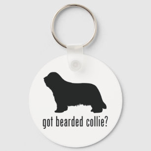 Bearded Collie Key Ring