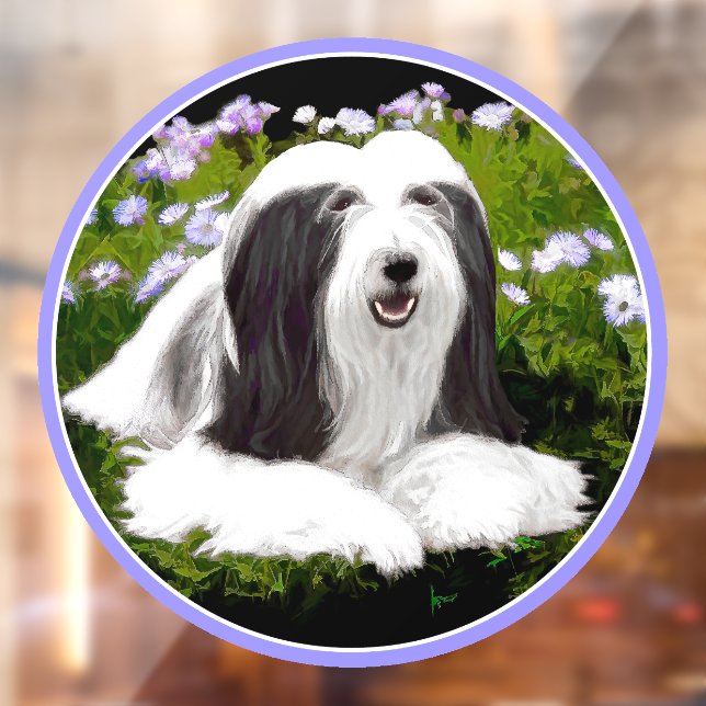 Bearded Collie Painting - Cute Original Dog Art (Sheet 2)