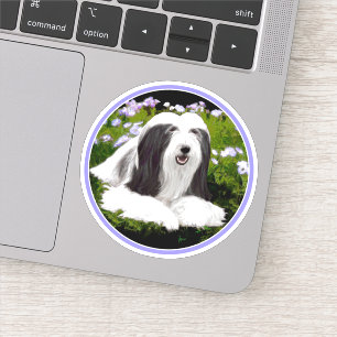 Bearded Collie Painting - Cute Original Dog Art