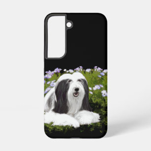 Bearded Collie Painting - Cute Original Dog Art Samsung Galaxy Case