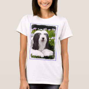 Bearded Collie Painting - Cute Original Dog Art T-Shirt