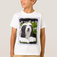 Bearded Collie Painting - Cute Original Dog Art