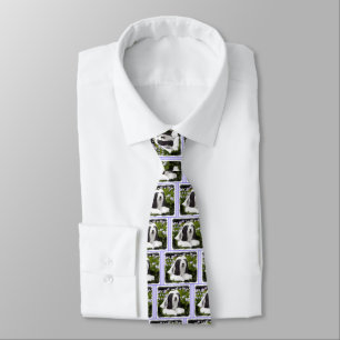 Bearded Collie Painting - Cute Original Dog Art Tie