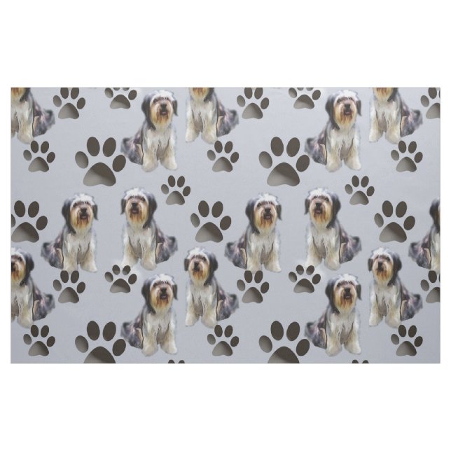 Bearded Collie Seamless fabric (Fat Quarter)