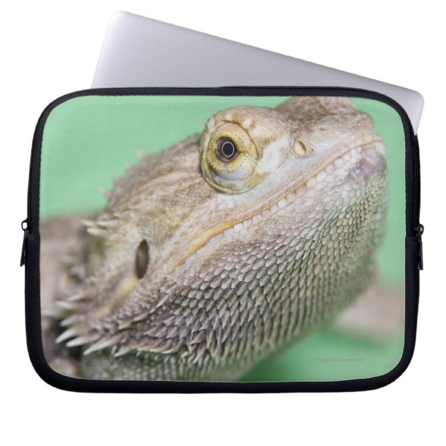 Bearded dragon 2 laptop sleeve (Front)