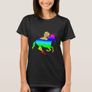 Bearded Dragon And Horse T-Shirt